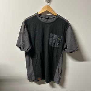 McDonald’s Short Sleeved Two Toned Gray Shirt- Medium